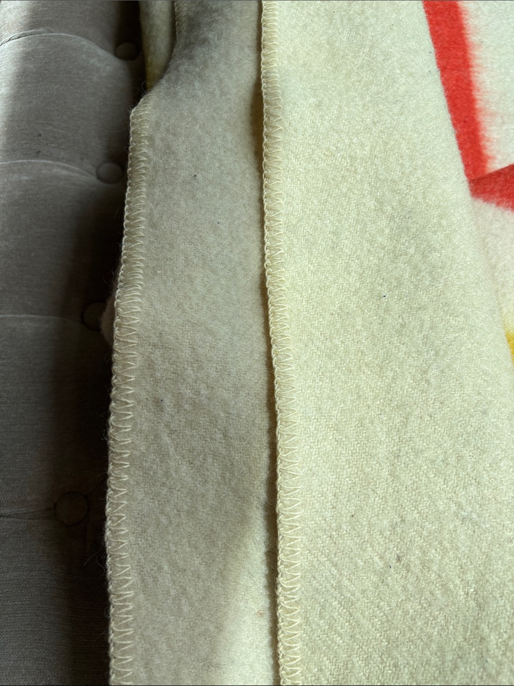 Golden Dawn Wool Blanket - Picture 4 of 12